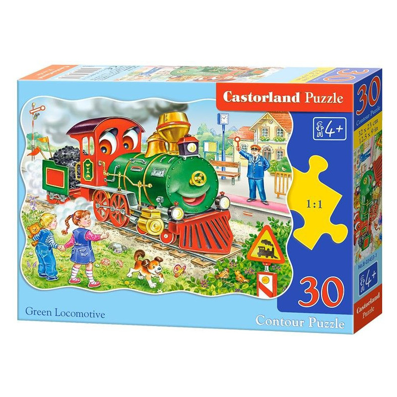 Пъзел Castorland от 30 части - Влакче