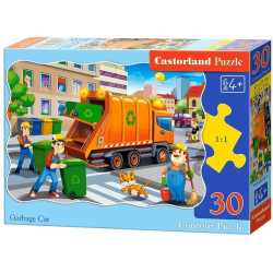 Пъзел Castorland от 30 части - Камион за боклуци