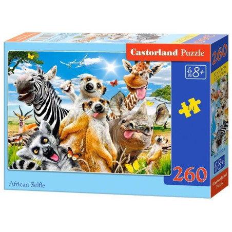 Пъзел Castorland от 260 части - Селфи с животни