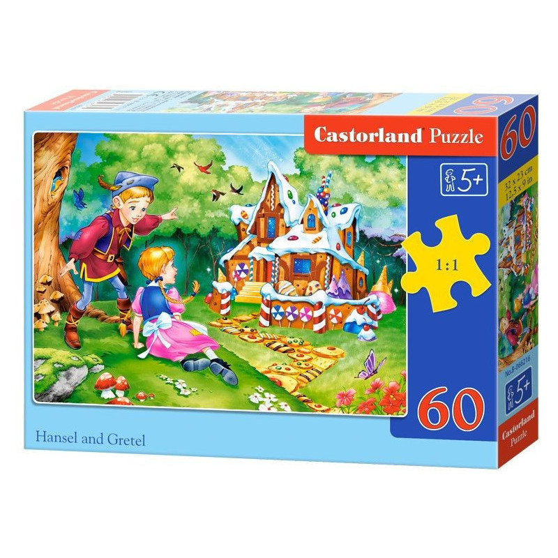 Пъзел Castorland от 60 части - Хензел и Гретел