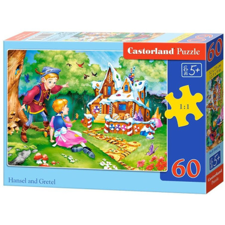 Пъзел Castorland от 60 части - Хензел и Гретел