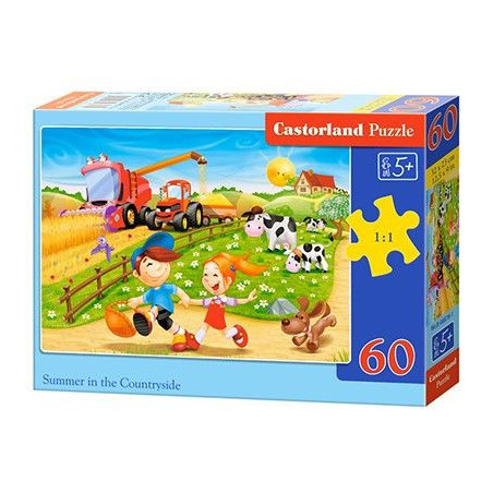 Пъзел Castorland от 60 части - Лято в провинцията