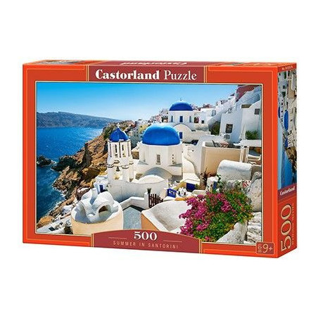 Пъзел Castorland от 500 части - Лято в Санторини