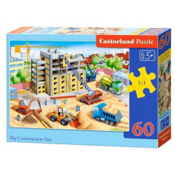 Пъзел Castorland от 60 части - Строителна дейност
