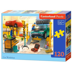 Пъзел Castorland от 120 части - Автокъща