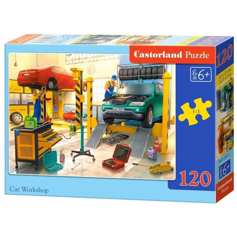 Пъзел Castorland от 120 части - Автокъща