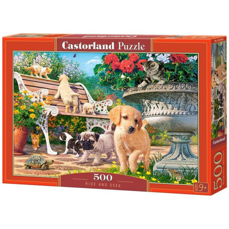 Пъзел Castorland от 500 части - Игра на криеница