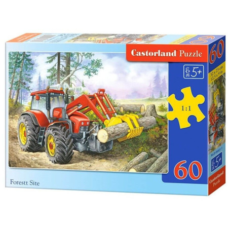 Пъзел Castorland от 60 части - Работа в гората