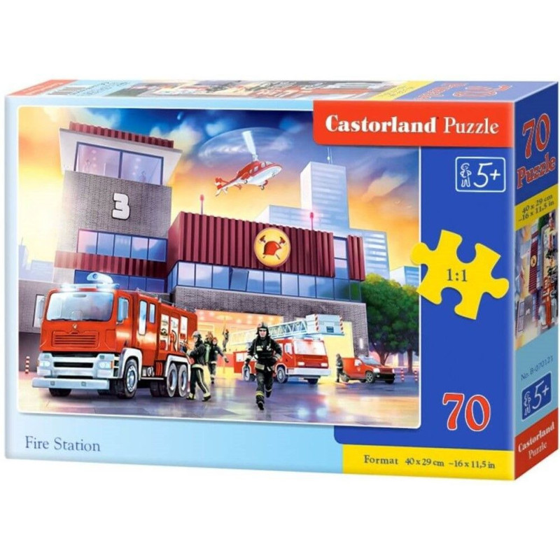 Пъзел Castorland от 70 части - Пожарна