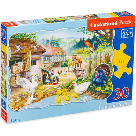 Пъзел Castorland от 30 части - Ферма