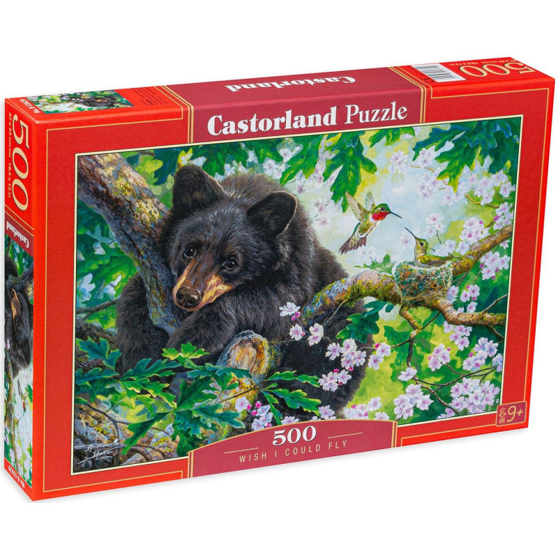 Пъзел Castorland от 500 части - Мече на дърво