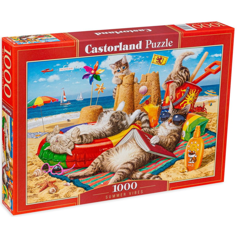 Пъзел Castorland от 1000 части - Летни емоции