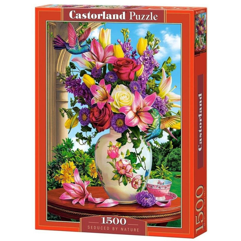 Пъзел Castorland от 1500 части - Цветна идилия