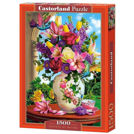 Пъзел Castorland от 1500 части - Цветна идилия