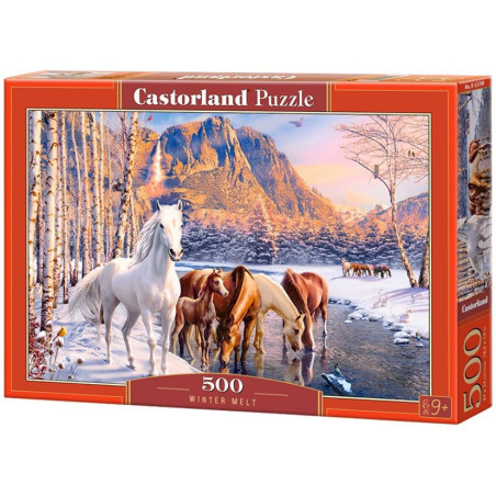 Пъзел Castorland от 500 части - Зимна приказка