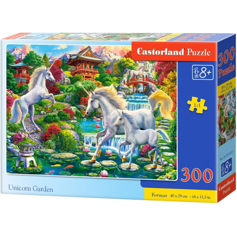 Пъзел Castorland от 300 части - Градината на еднорозите