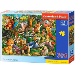 Пъзел Castorland от 300 части - Невероятни животни