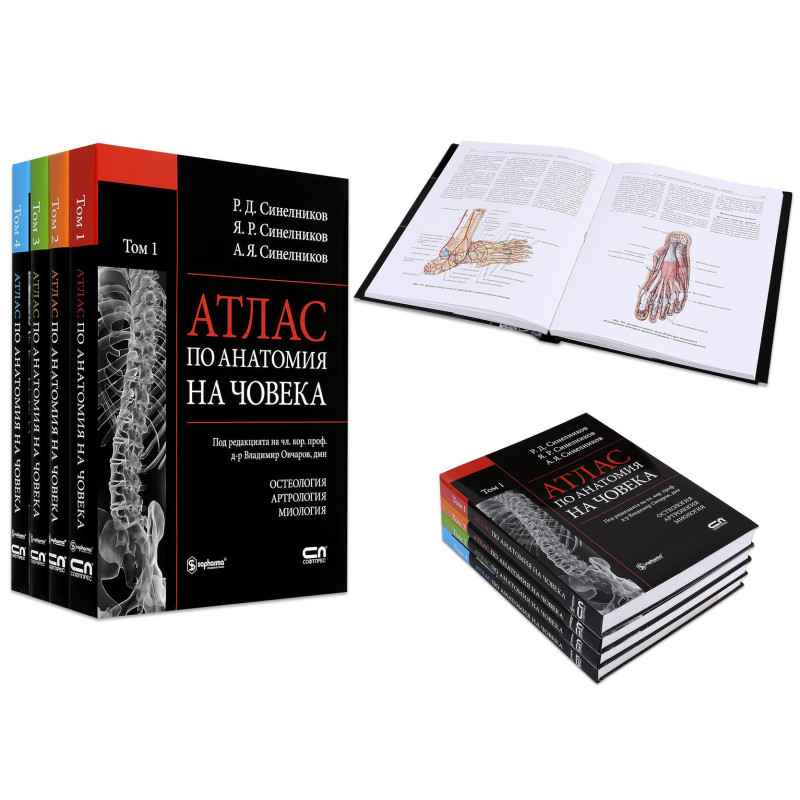 Комлплект Атласи по анатомия на човека