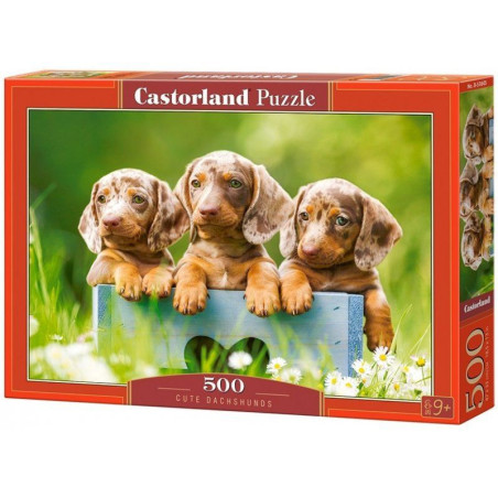 Пъзел Castorland от 500 части - Кученца