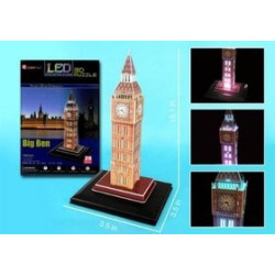 Clock Tower (London) светещ 3D Пъзел