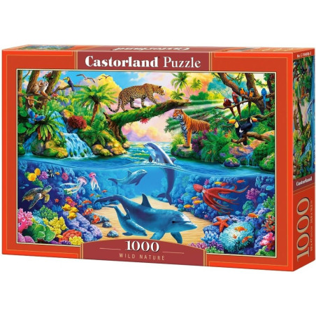 Пъзел Castorland от 1000 части - Дива природа