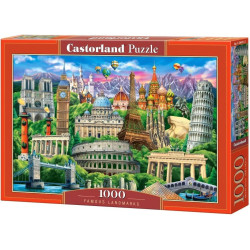 Пъзел Castorland от 1000 части - Популярни забележителности