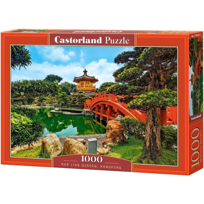 Пъзел Castorland от 1000 части - Градината Нан Лиан, Хонг Конг