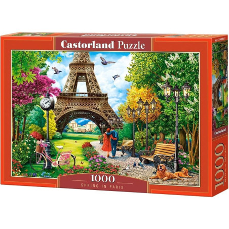 Пъзел Castorland от 1000 части - Пролет в Париж