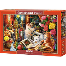Пъзел Castorland от 1000 части - Котенца-магьосници