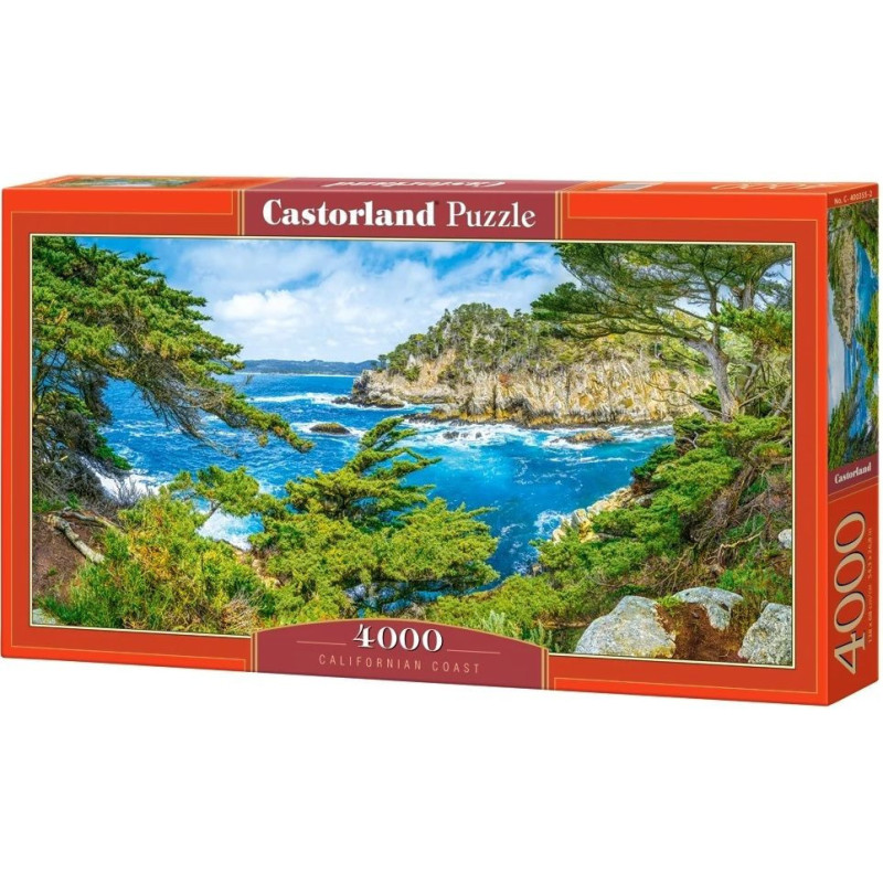 Пъзел Castorland от 4000 части - Калифорнийско крайбрежие