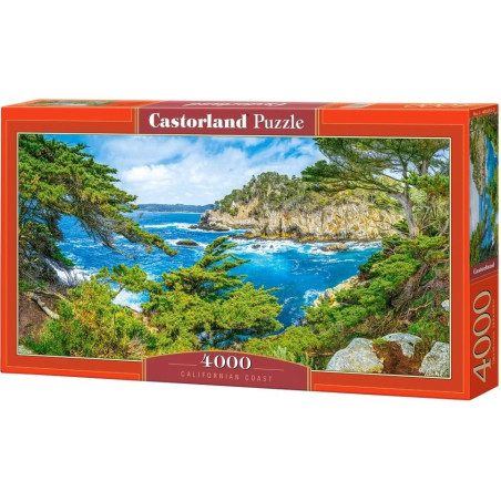 Пъзел Castorland от 4000 части - Калифорнийско крайбрежие