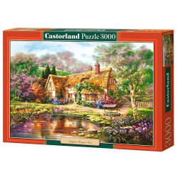Пъзел Castorland от 3000 части - Здрач над езерото в Woodgreen