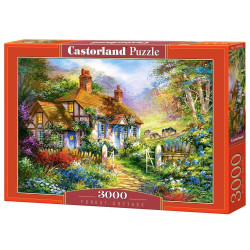 Пъзел Castorland от 3000 части - Колиба в гората