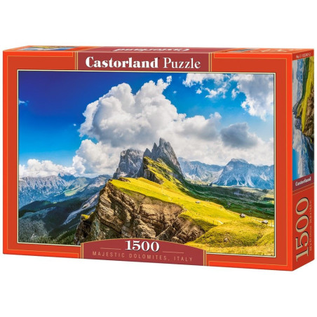Пъзел Castorland от 1500 части - Величествените Доломити, Италия