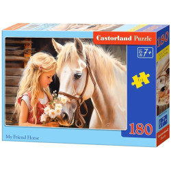 Пъзел Castorland от 180 части - Конят, мой приятел