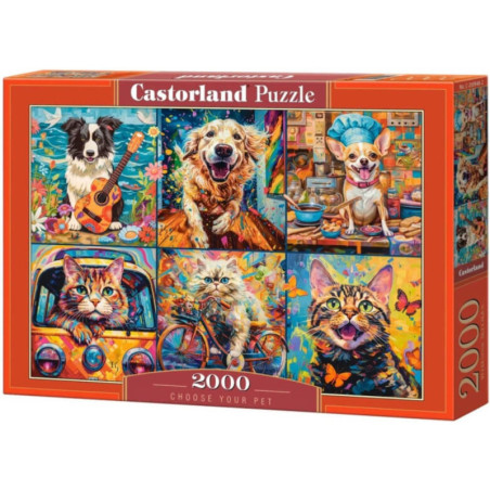 Пъзел Castorland от 2000 части - Избери любимец