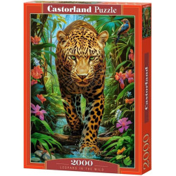 Пъзел Castorland от 2000 части - Леопард в дивата природа