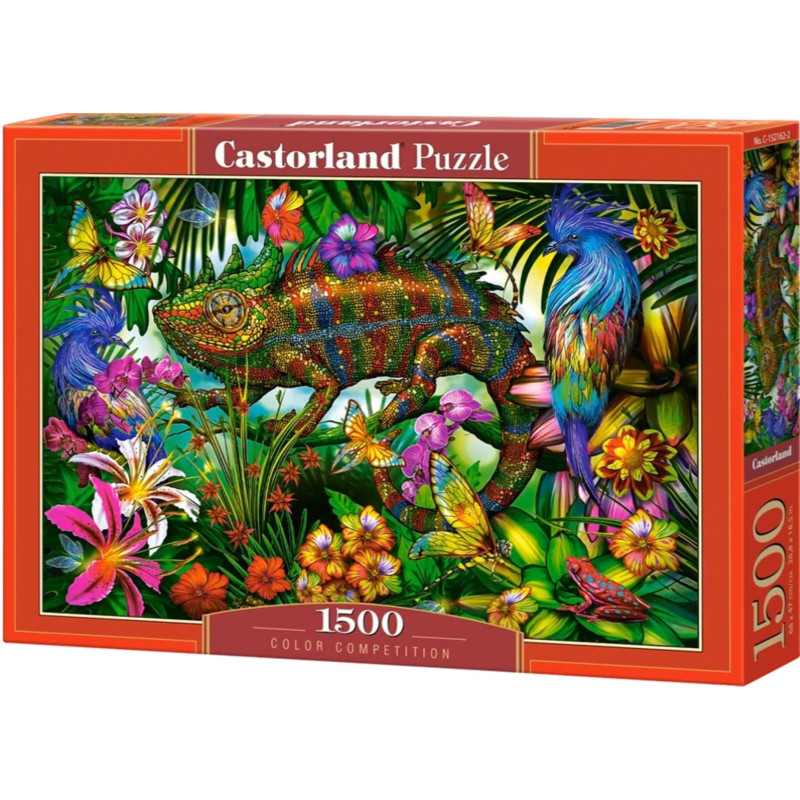 Пъзел Castorland от 1500 части - Цветно състезание