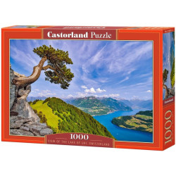 Пъзел Castorland от 1000 части - Изглед към езерото Ури, Швейцария