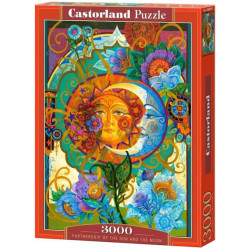 Пъзел Castorland от 3000 части - Партньорствотo на Слънцето и Луната
