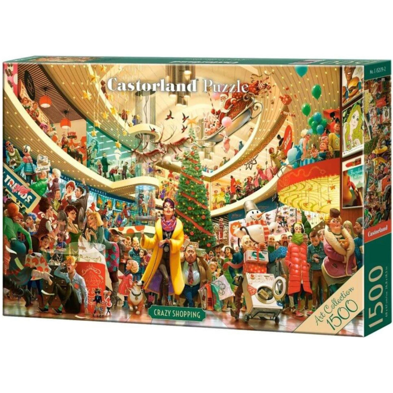Пъзел Castorland от 1500 части - Лудо пазаруване