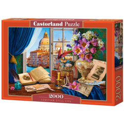 Пъзел Castorland от 2000 части - Венециански натюрморт