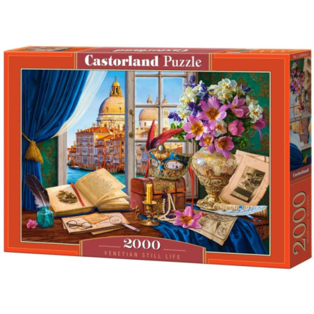 Пъзел Castorland от 2000 части - Венециански натюрморт