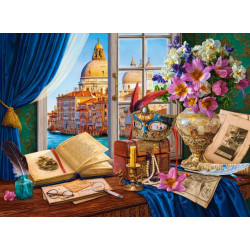 Пъзел Castorland от 2000 части - Венециански натюрморт