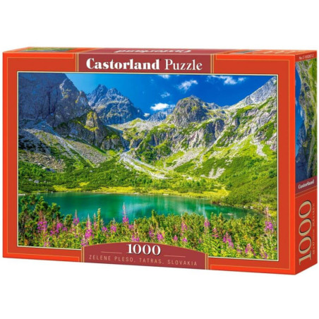 Пъзел Castorland от 1000 части - Зелен езеро, Татри, Словакия