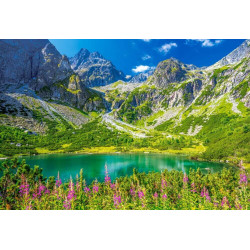 Пъзел Castorland от 1000 части - Зелен езеро, Татри, Словакия