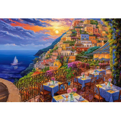 Пъзел Castorland от 1500 части - Романтична вечер в Позитано