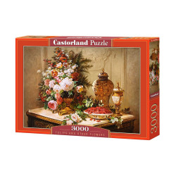 Пъзел Castorland от 3000 части - Лалета и други цветя
