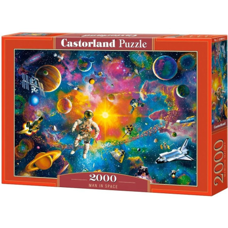 Пъзел Castorland от 2000 части - Човек в космоса