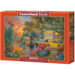 Пъзел Castorland от 2000 части - В очарованието на вечерта